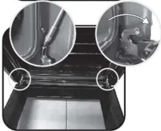 HOOVER HOAZ7173WIWF - ENTFERNEN UND REINIGEN DER GLASTÜR - 3
