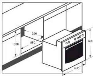 Pelgrim OKW698 - Combinatie van de oven 653 met een Pelgrim gaskookplaat - 1