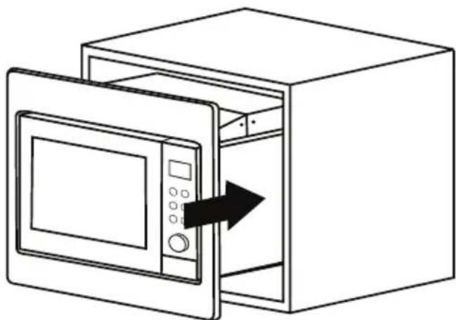 Pelgrim MAG528RVS - Installing the microwave - 1