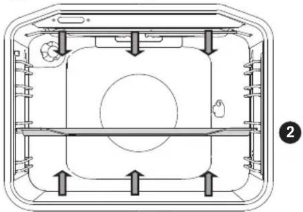 Pelgrim OVM436RVS - Top heat + bottom heat - 1