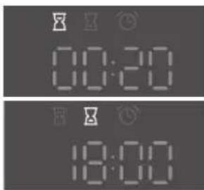 Pelgrim OVM436RVS - Setting the timer - 1
