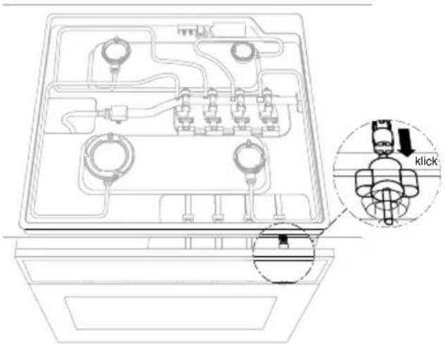 Pelgrim OST670RVS - Combinatie van de oven 350 met een Pelgrim gaskookplaat (zie fig. 5) - 3