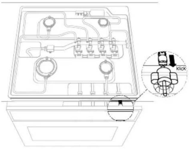 Pelgrim OST670RVS - Combination of oven 350 with Pelgrim cooker - 3