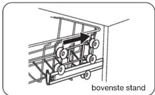 Pelgrim GVW448ONY - De hoogte van de bovenste korf (type 1) aanpassen (afhankelijk van het model) - 4
