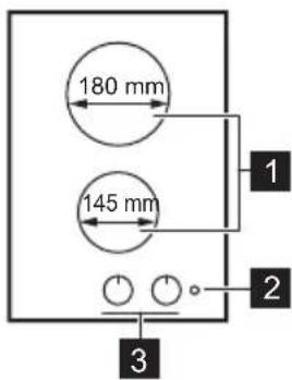 PROGRESS PAM3001E - Description de la table de cuisson - 1