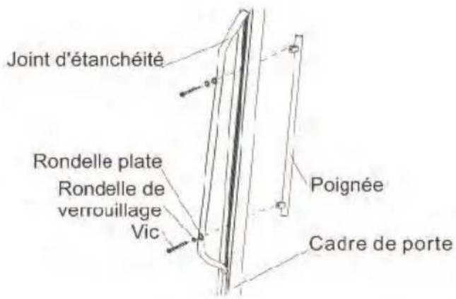 THOMSON Millesime 28 - Installation de la poignée de porte - 1
