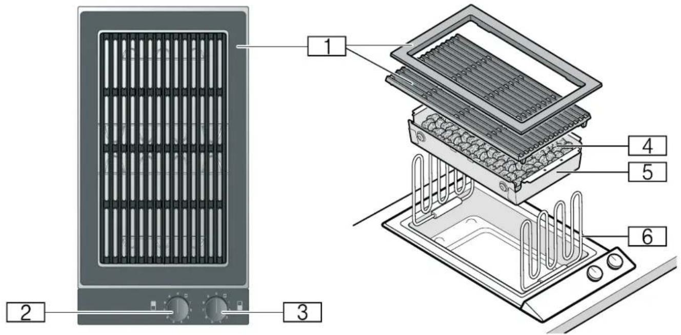 GAGGENAU VR230120 - Elektrische grill - 1