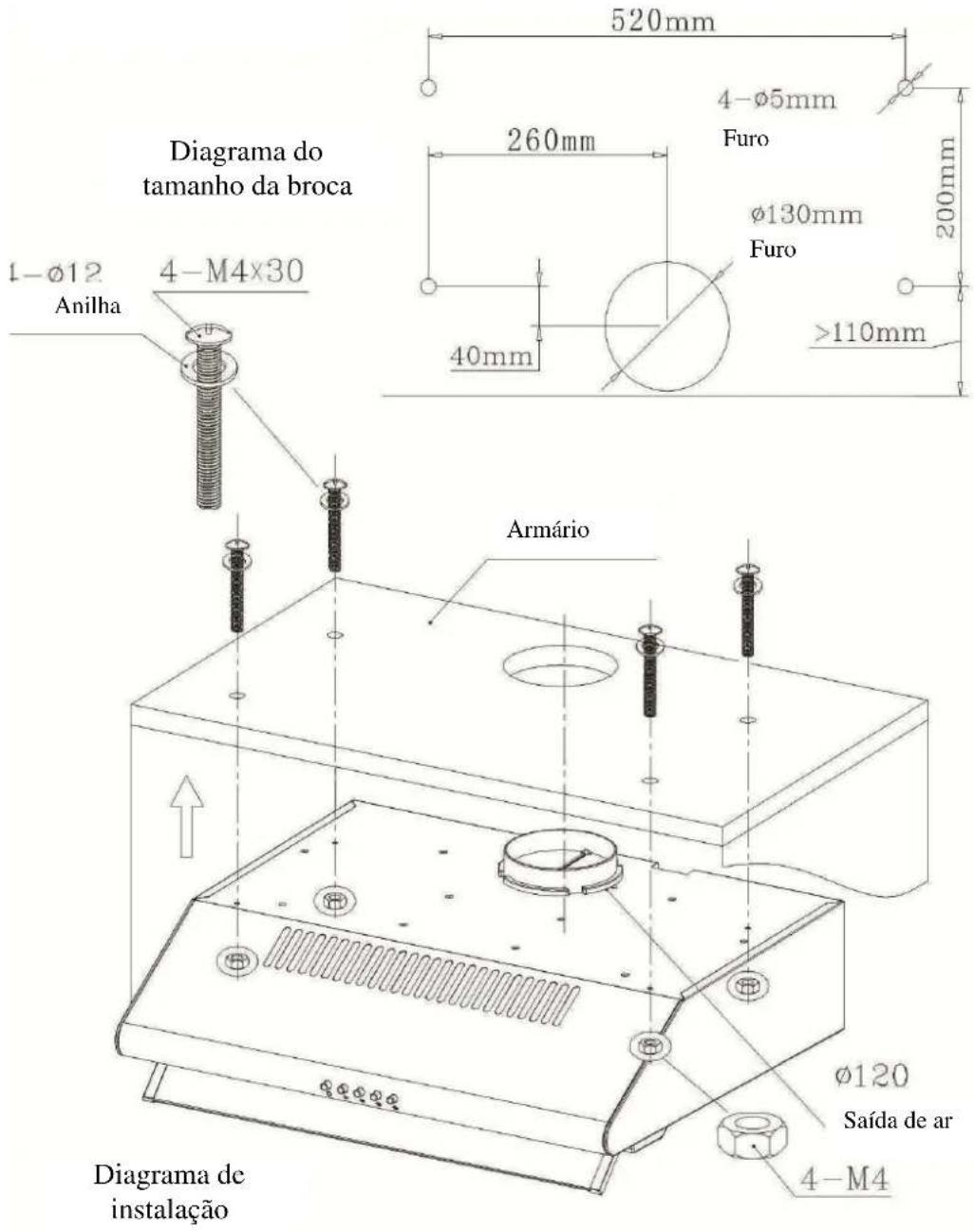 Orima ORC 1003 C - - Exaustor Tradicional - 1