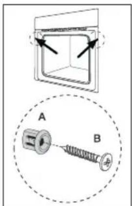 Orima OR 96 ME - SECURING THE OVEN TO THE CABINET - 1