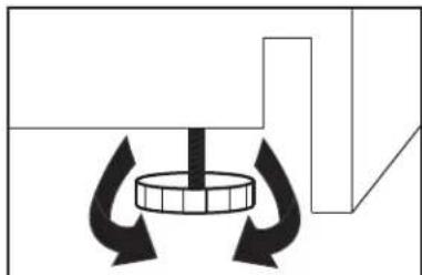 DANBY DWC032A2BDB - LEVELING INSTRUCTIONS - 1