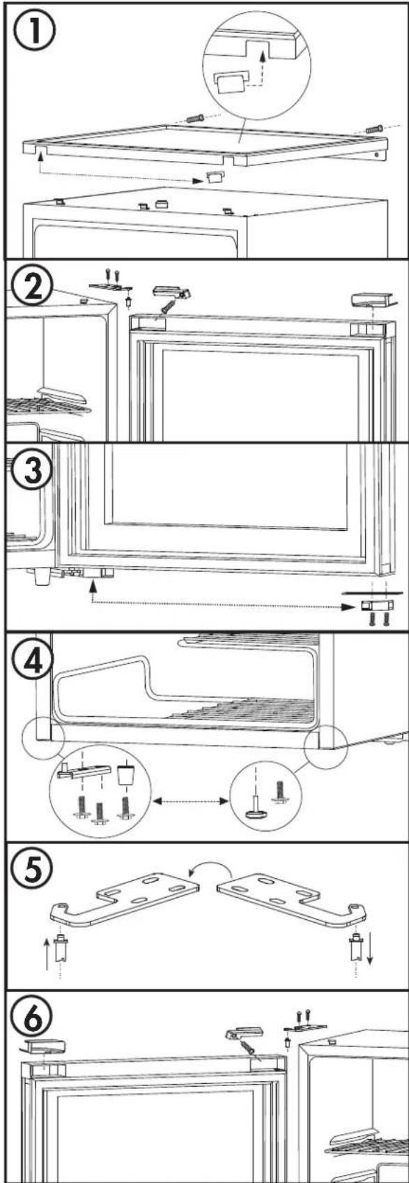 DANBY DWC032A2BDB - INSTRUCTIONS POUR LES ÉTAGÈRES - 2