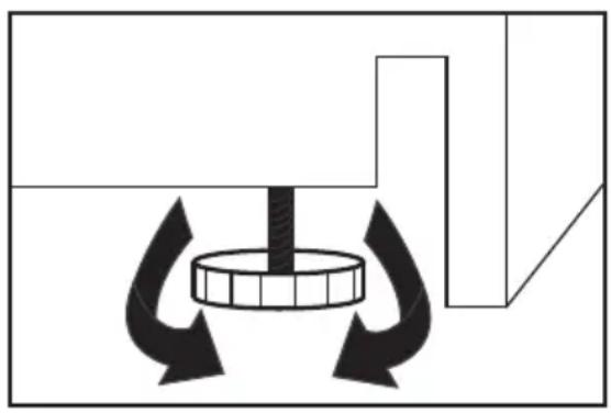 DANBY DWC350BLP - LEVELING INSTRUCTIONS - 1