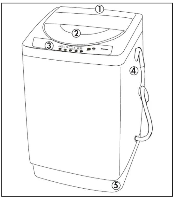 DANBY DWM065WDB - FEATURES - 1