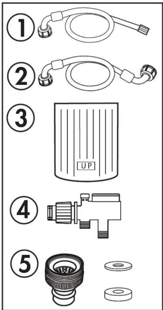 DANBY DWM065WDB - Assurez-vous que tous les accessoires fournis sont présents et comptabilisés: - 1