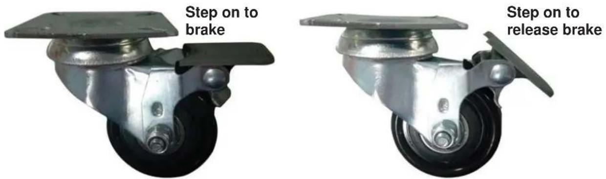 DANBY DKC054A1BSL2DB - Castor Brake Guide - 1