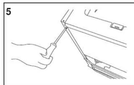 DANBY DKC054A1BSLDB - DOOR REVERSAL INSTRUCTIONS - 5