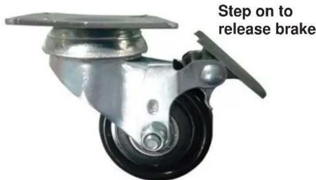 DANBY DKC054A1BSLDB - Castor Brake Guide - 2