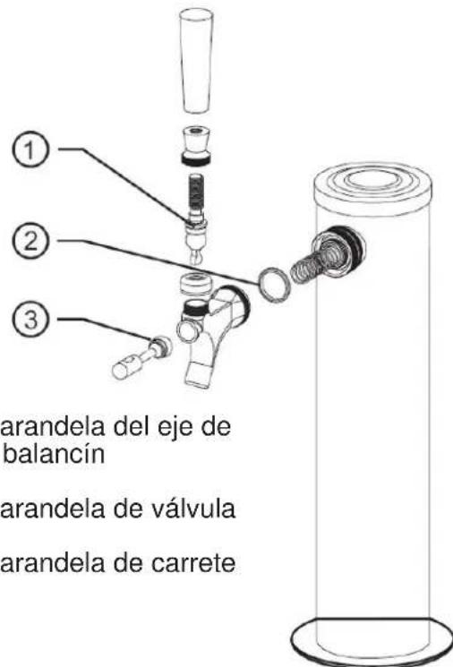 DANBY DKC054A1BSLDB - Instalación de la columna de servir - 1