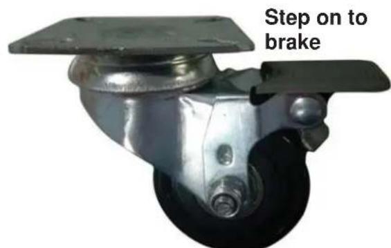 DANBY DKC054A1BSLDB - Castor Brake Guide - 1