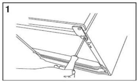 DANBY DKC054A1BSLDB - INVERSION DE LA PORTE - 1