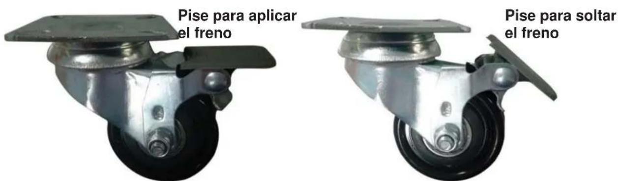 DANBY DKC054A1BSLDB - Guía de uso de las ruedas con freno - 1