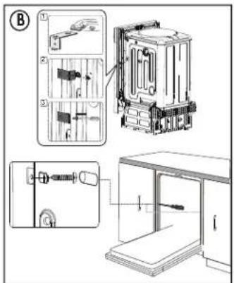 DANBY DDW1804EBSS - ABRAZADERAS DE INSTALLACION - 2