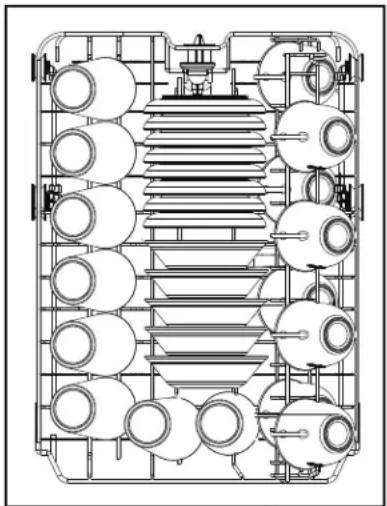 DANBY DDW1804EBSS - LOADING THE UPPER BASKET - 1
