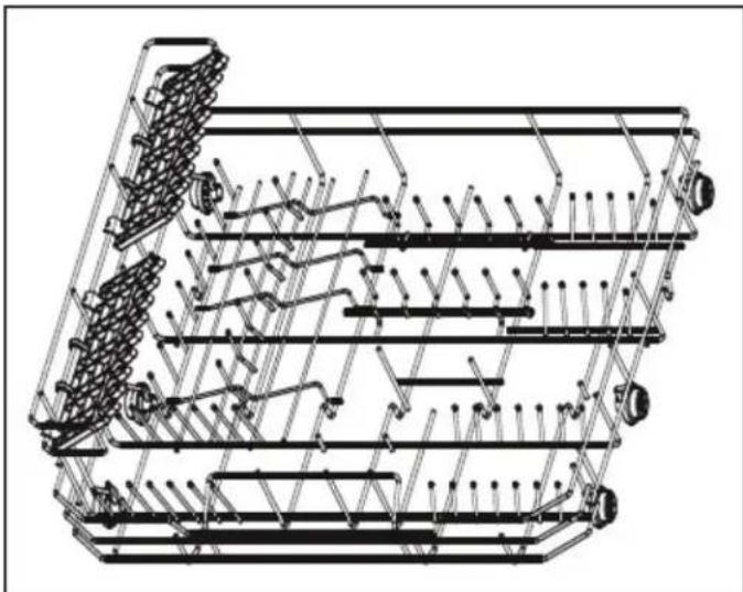 DANBY DDW631SDB - LOADING THE CUTLERY BASKET - 1