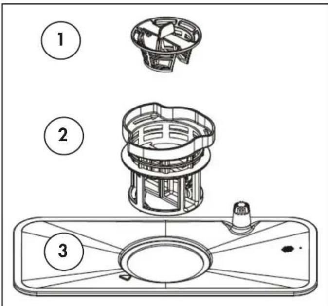 DANBY DDW631SDB - BRAZO ROCIADOR - 1