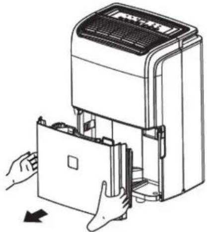 DANBY DDR050EAWDB - OPERACIÓN DEL CUBO DE AGUA - 1