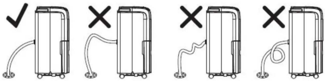 DANBY DDR050EAWDB - Guía de referencia de instalación de la manguera de drenaje - 1