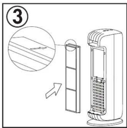 DANBY DAP120BBWDB - INSTALLATION DU Filtre - 3