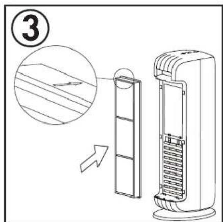 DANBY DAP120BBWDB - INSTALACION DEL FILTRO - 3