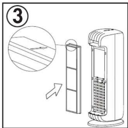DANBY DAP120BBWDB - FILTER INSTALLATION - 3