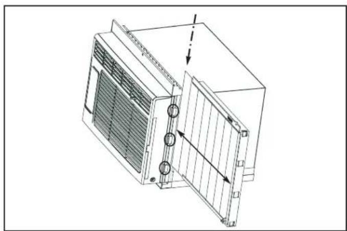 DANBY DAC060BHUWDB - Instale las cortinas laterales - 1