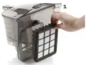 DOMO DO7292S - EMPTYING AND CLEANING THE DUST RESERVOIR - 3