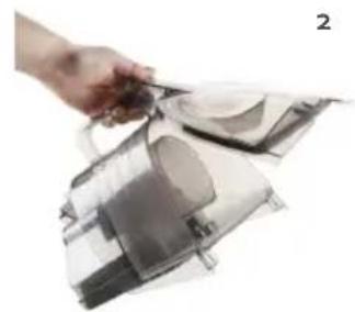 DOMO DO7292S - VYPRAZDNÉNÍ A CISTÉNÍ ZASOBNIKU PRACHU - 2