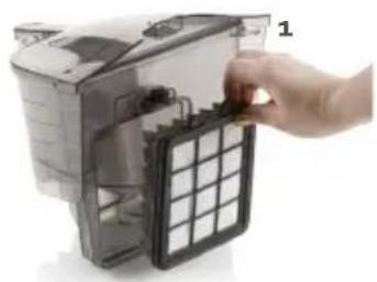 DOMO DO7292S - VUOTARE PULIRE IL SERBATOIO DELLA POLVERE - 3