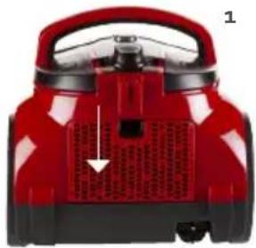 DOMO DO7292S - HEPA-FILTER VOR DEM LUFTAUSLASS REINIGEN ODER ERSETZEN - 1