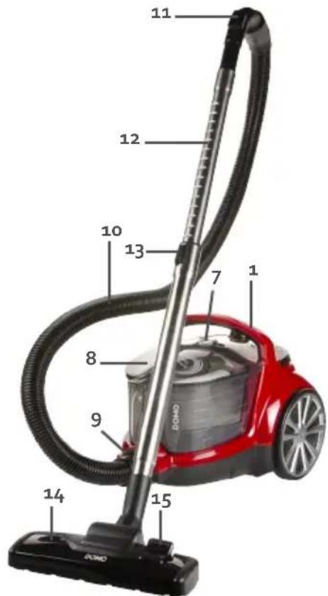 DOMO DO7292S - PIEZAS - 1