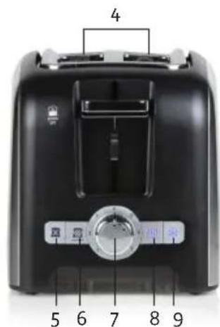 DOMO DO959T - ONDERDELEN - 2