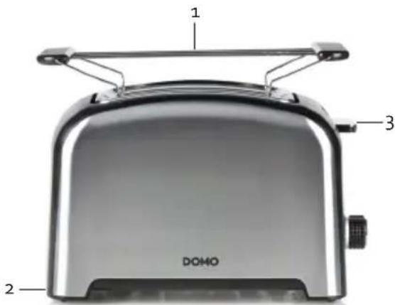 DOMO DO959T - ONDERDELEN - 1