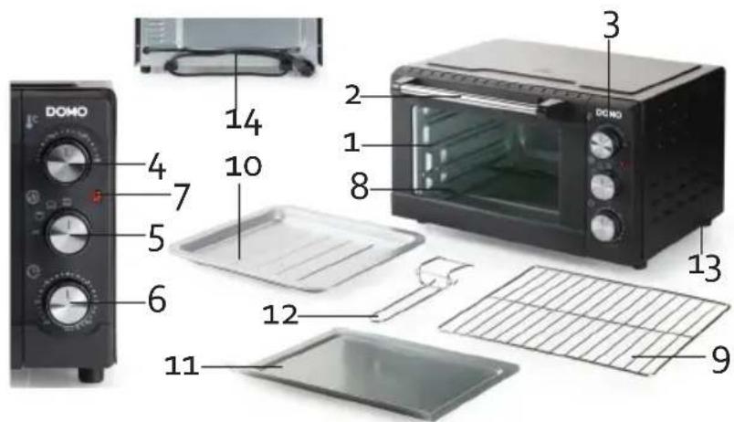 DOMO DO806GO - TEILE - 1