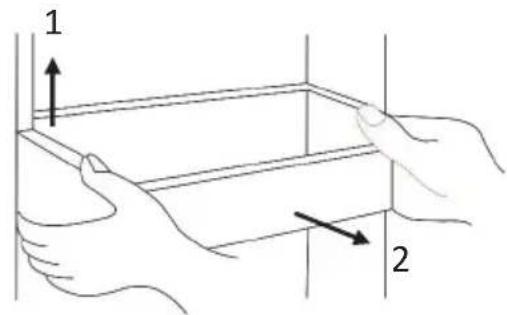 DOMO DO934SBS - COLOCAR LOS ESTANTES Y EL ESTANTE DE LA PUERTA - 2