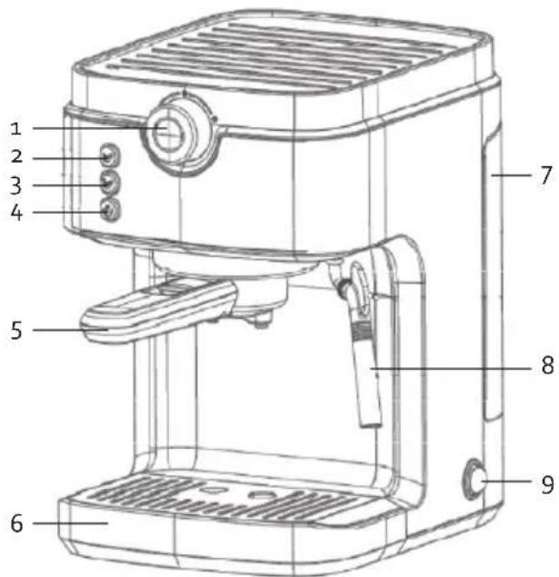 DOMO DO711K - COMPONENTI - 1