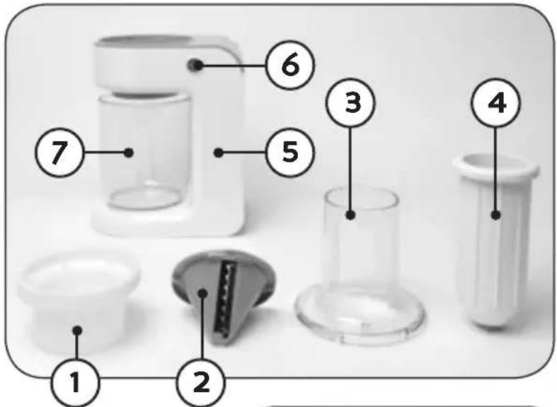 DOMO My Vegetable DO9165SP - ČASTI - 1
