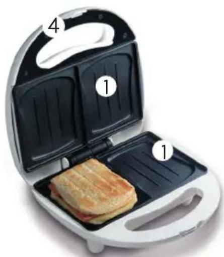 DOMO DO9041C - Description des éléments - 1