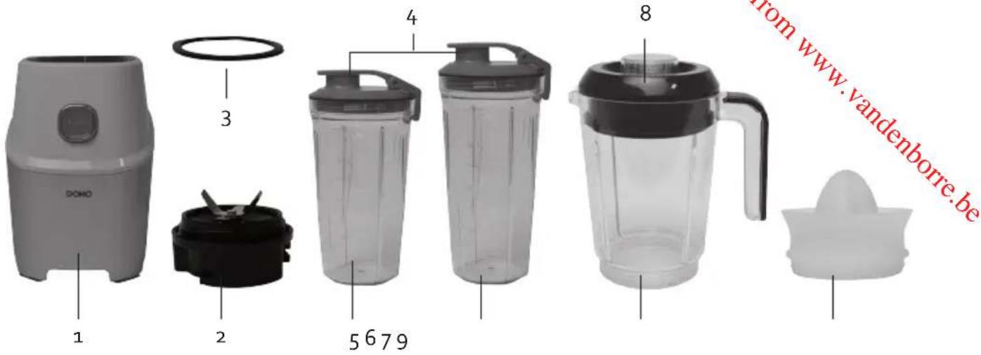 DOMO XPower DO9184BL - CASTI - 1