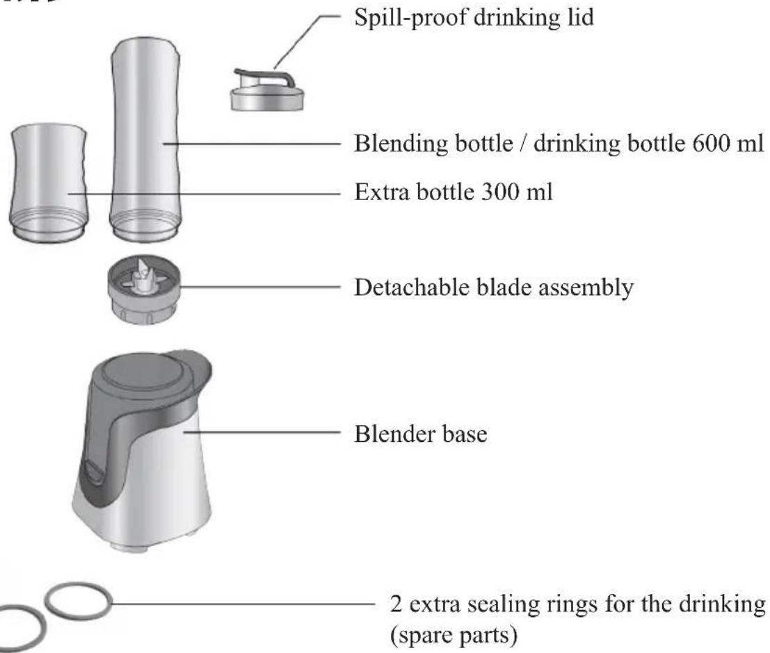 DOMO DO481BL - SAVE THESE INSTRUCTIONS FOR FUTURE REFERENCE - 1
