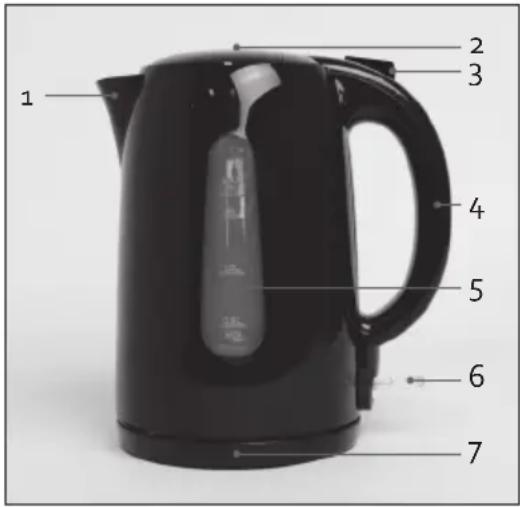 DOMO DO9194WK - COMPONENTI - 1